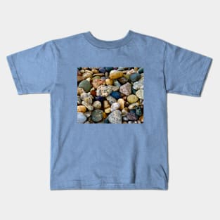 Sandy neck beach pebbles Kids T-Shirt